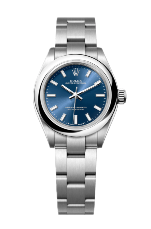 Rolex Oyster Perpetual 276200 Blue 28mm Oyster Stainless Steel