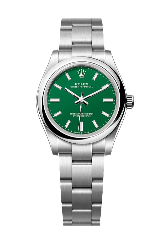 Rolex Oyster Perpetual 277200 Green 31mm Oyster Stainless Steel