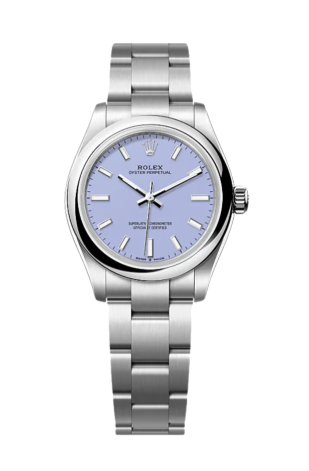 Rolex Oyster Perpetual 277200 Lavender 31mm Oyster Stainless Steel