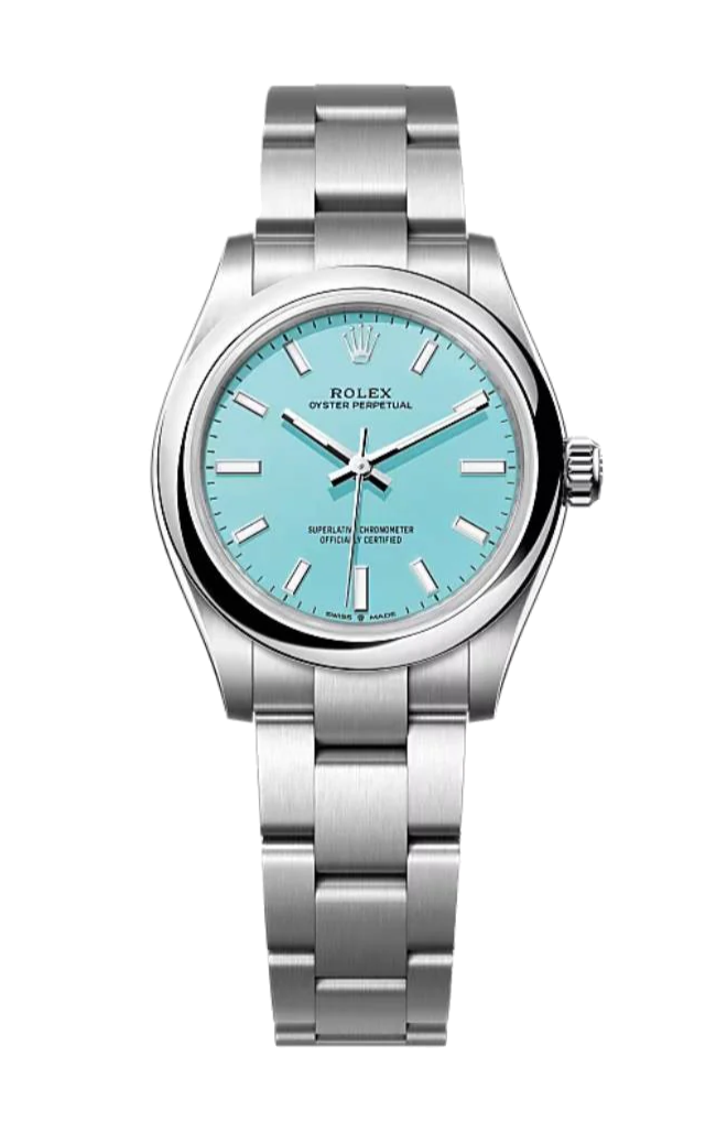 Rolex Oyster Perpetual 277200 Tiffany Turquoise Blue 31mm Oyster Stainless Steel