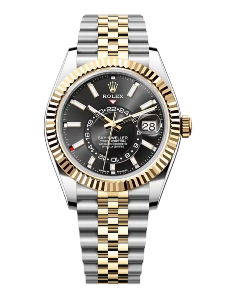 Rolex Sky-Dweller 336933 Black 42mm Jubilee Yellow Gold / Stainless Steel