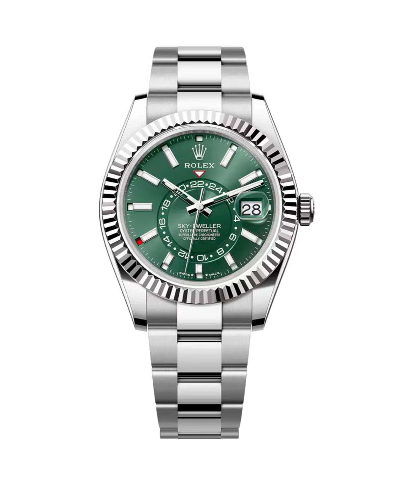 Rolex Sky-Dweller 336934 Mint Green 42mm Oyster Stainless Steel