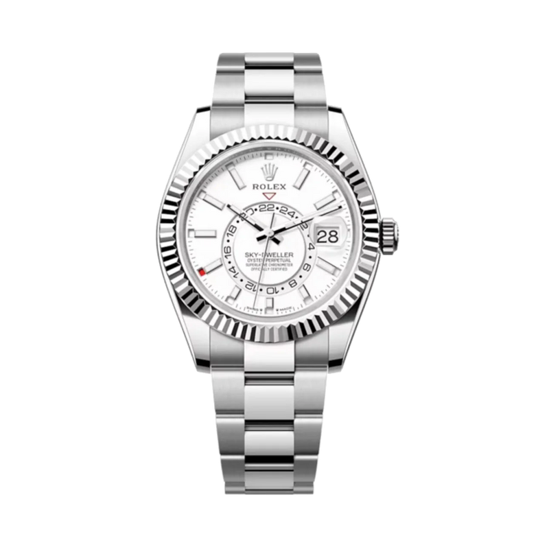 Rolex Sky-Dweller 336934 White 42mm Oyster Stainless Steel