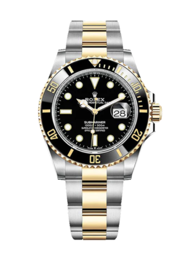 Rolex Submariner 126613LN Black Date 41mm Oyster Yellow Gold / Stainless Steel