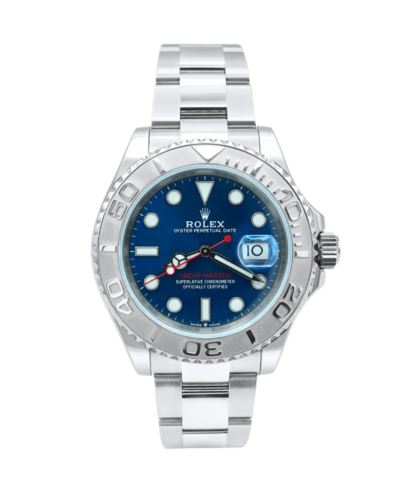 Rolex Yacht-Master 126622 Bright Blue Platinum 40mm Oyster Stainless Steel