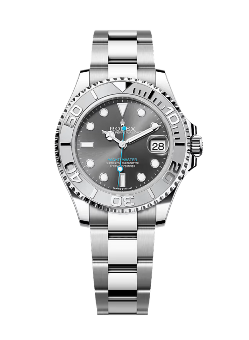 Rolex Yacht-Master 268622 Slate Rhodium Platinum 37mm Oyster Stainless Steel