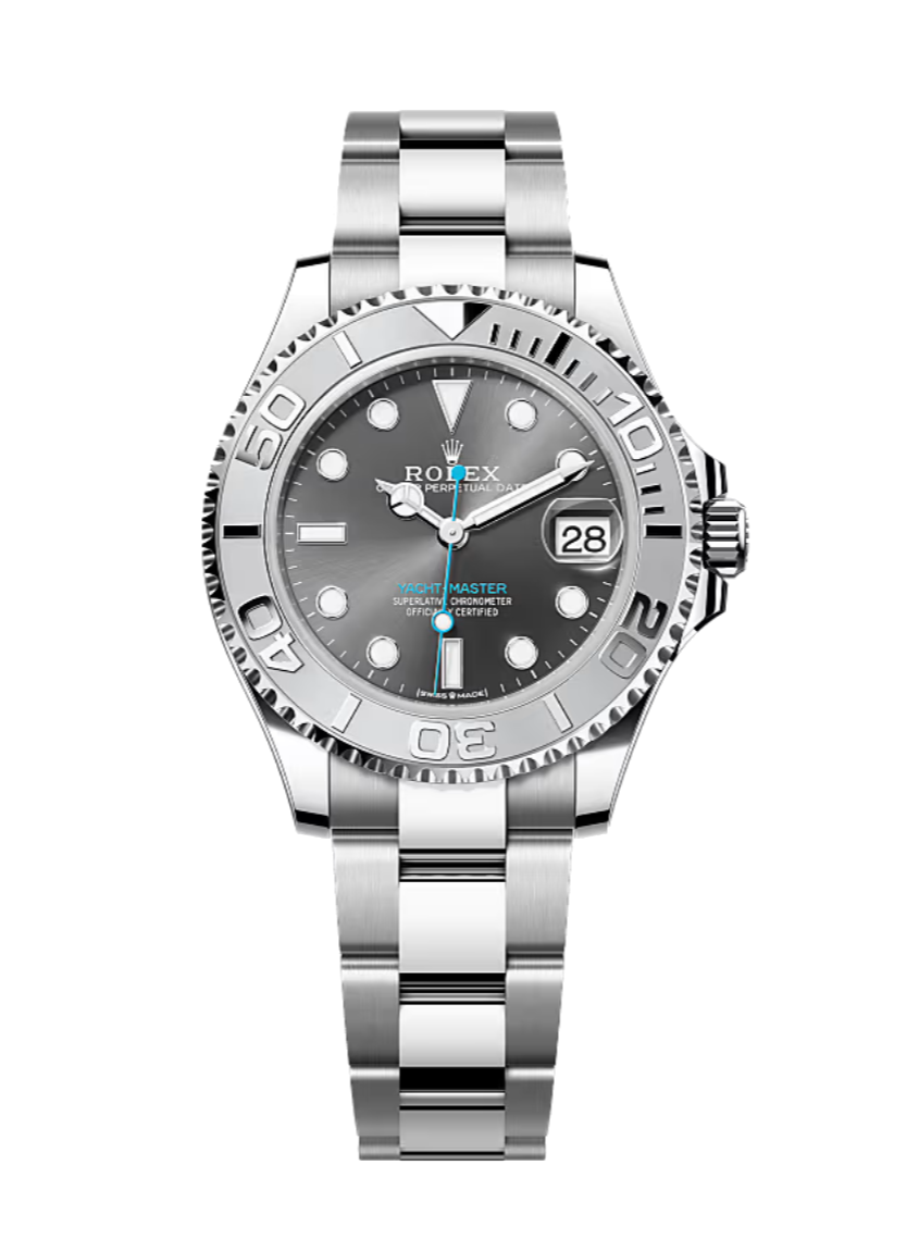 Rolex Yacht-Master 268622 Slate Rhodium Platinum 37mm Oyster Stainless Steel